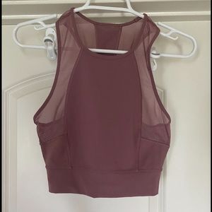 Lululemon Laser Speed Train Tank, Figue / mauve pink, Size 6